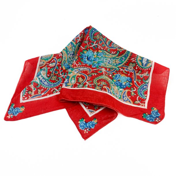 R�dt vintage t�rkl�de med paisley