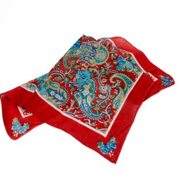 R�dt vintage t�rkl�de med paisley