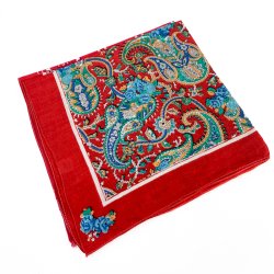 R�dt vintage t�rkl�de med paisley