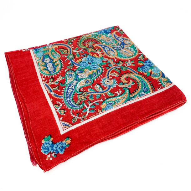 R�dt vintage t�rkl�de med paisley