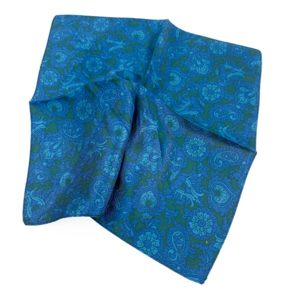 Bl� vintage pocket square