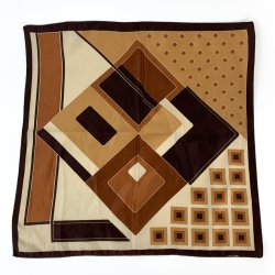 Brunt vintage satint�rkl�de