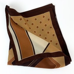 Brunt vintage satint�rkl�de