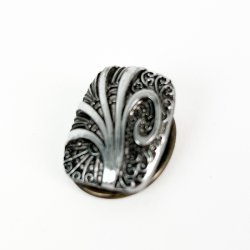 Vintage t�rkl�dering med ornament