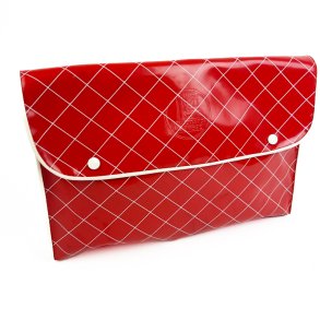 R�d retro toilettaske