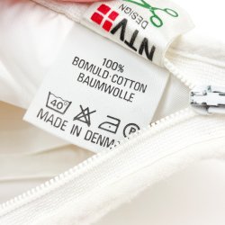 Vintage toilettaske med applikation