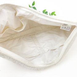 Vintage toilettaske med applikation