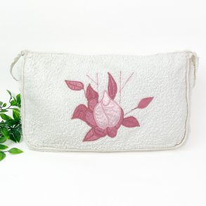 Vintage Kulturbeutel mit Applikation