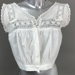 Kniplet antik livstykke