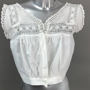 Kniplet antik livstykke