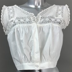 Kniplet antik livstykke