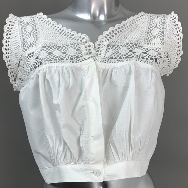 Kniplet antik livstykke