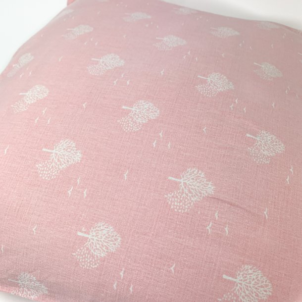 Rosa Retro-Kissenbezug mit Pusteblumenmuster