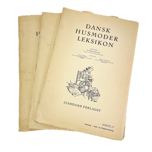 Tre vintage husmoder leksikon