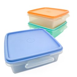 Retro Set aus drei Tupperware Dosen