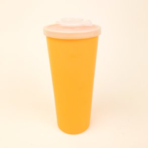 Tupperware gul retro beholder