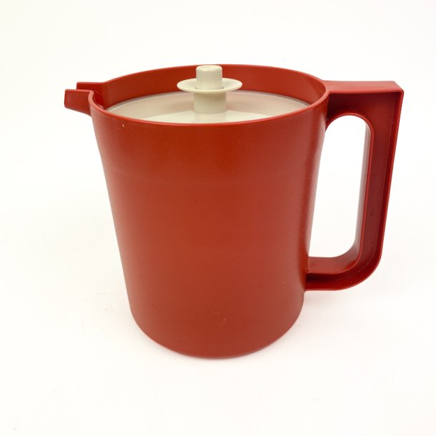 Rustfarvet retro Tupperware kande