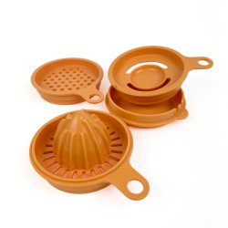 Tre retro Tupperware k�kkenredskaber