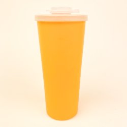 Tupperware gul retro beholder