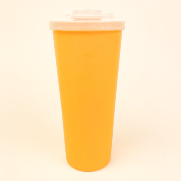 Tupperware gul retro beholder