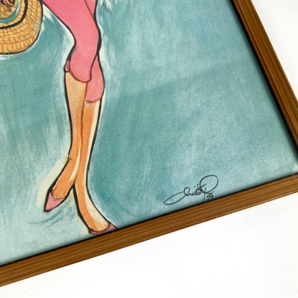 Vintage Christel Marott tryk