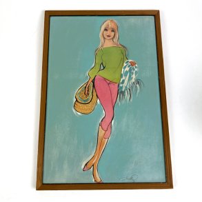 Vintage Christel Marott tryk