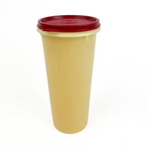 Gul retro Tupperware beholder