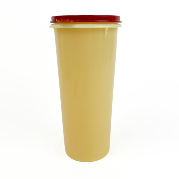 Gul retro Tupperware beholder
