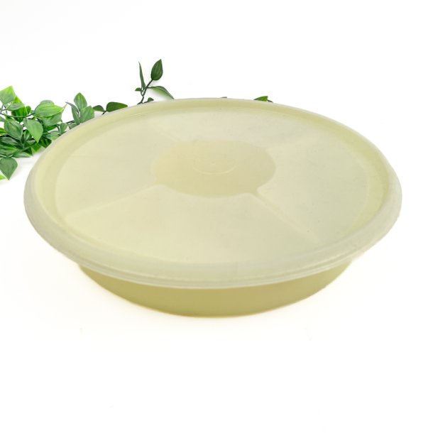 Gult retro Tupperware cabaretfad