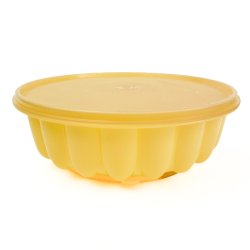 Gelbe Vintage Tupperware Eisform