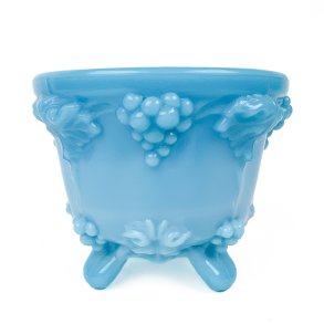 Turkis vintage opalglassk�l