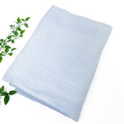 Lysebl�t vintage b�k og b�lge senget�j � 220 cm