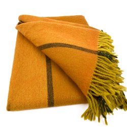  Orange Wittrup vintage uldplaid