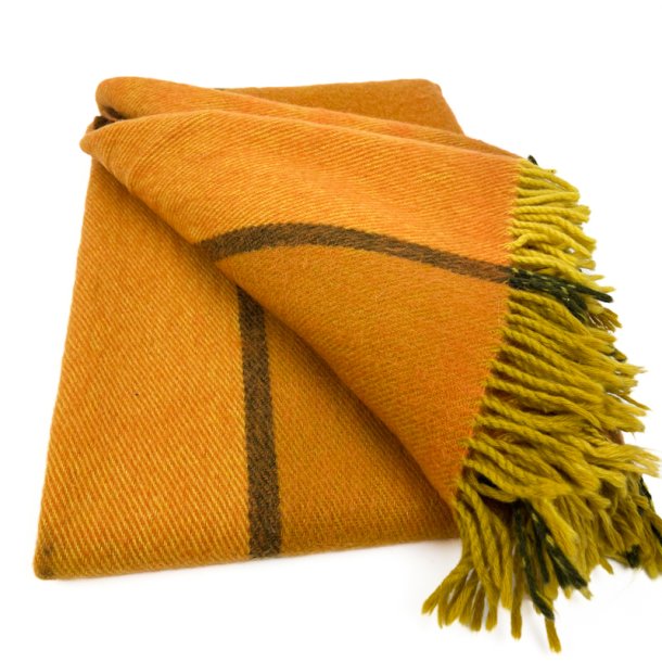  Orange Wittrup vintage uldplaid