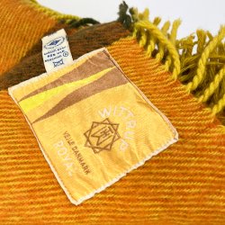  Orange Wittrup vintage uldplaid