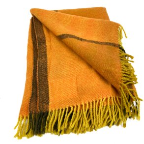  Orange Wittrup vintage uldplaid