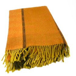  Orange Wittrup vintage uldplaid