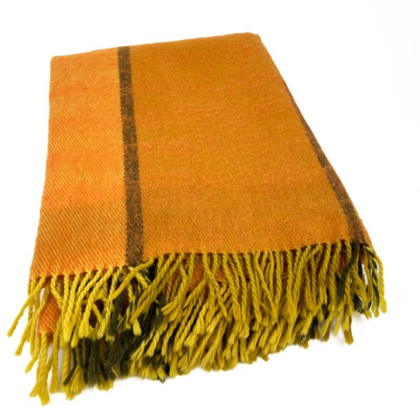  Orange Wittrup vintage uldplaid