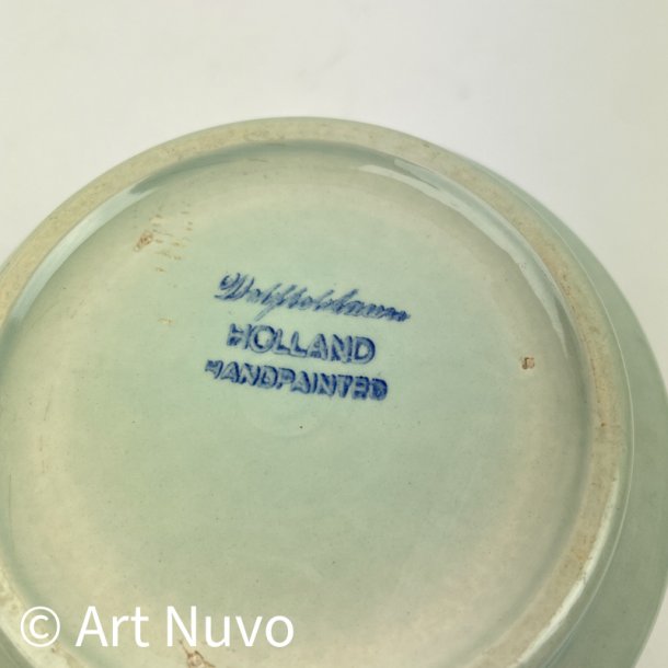 Bl� h�ndmalet Delft urtepotte