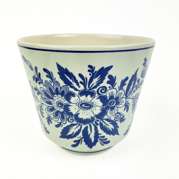 Bl� h�ndmalet Delft urtepotte