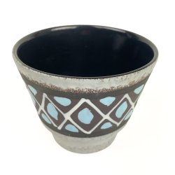 Turkis m�nstret retro urtepotteskjuler