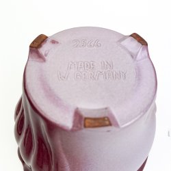 Stor rosa vintage West Germany-urtepotteskjuler