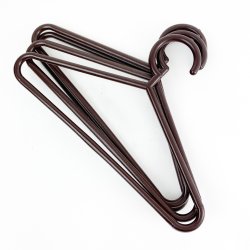 Fire brune retro bjler i plast 