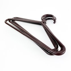 Fire brune retro bjler i plast 