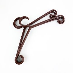 Fire brune retro bjler i plast 