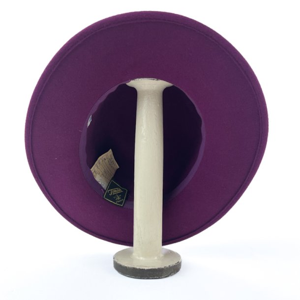 Lila vintage Wollhut  Gre 56