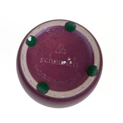 Elegant bordeaux vintage Scheurich vase