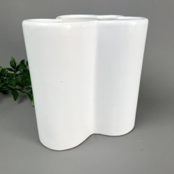 Hvid vintage keramikvase
