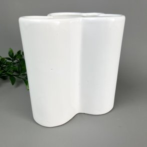 Hvid vintage keramikvase