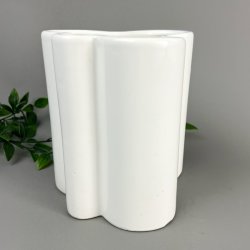 Hvid vintage keramikvase